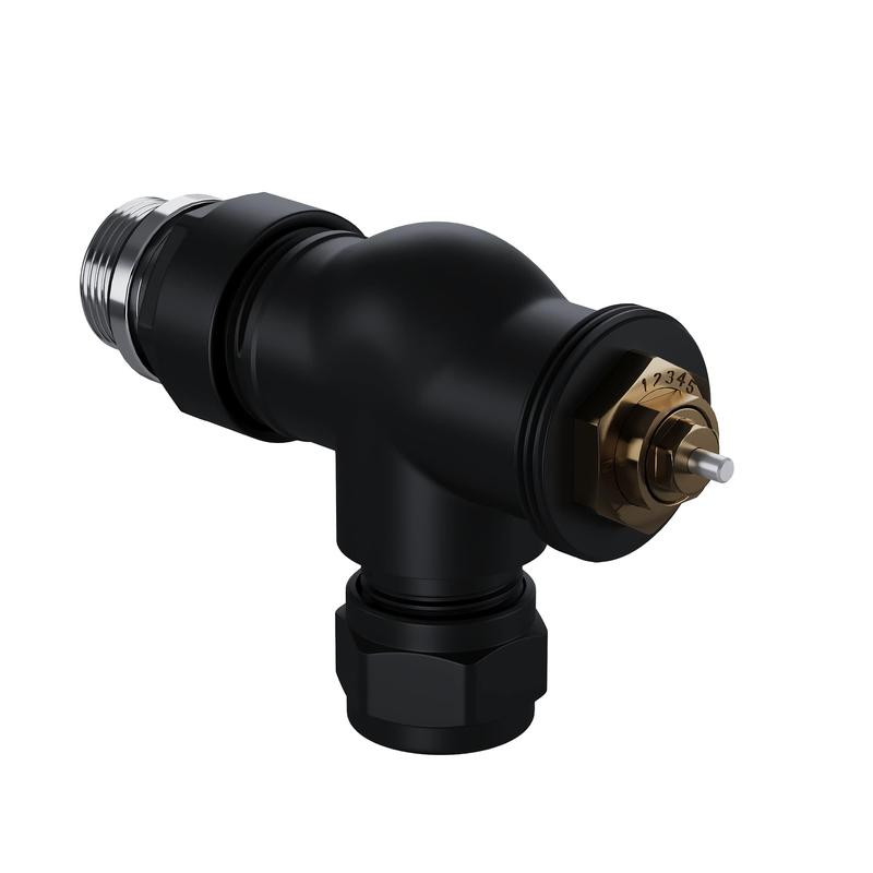  Набор термостатический осевой Design Pro 15мм М30х1.5 черн. Royal Thermo НС-1646644 фото в каталоге от BTSprom.by