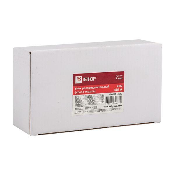  Блок распределительный (кросс-модуль) 160A (4x12) PROxima EKF db-160-4x12 фото в каталоге от BTSprom.by