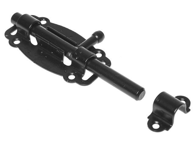 задвижка дверная 100 мм круглая, черн.мат. starfix smp-22556-1 от BTSprom.by