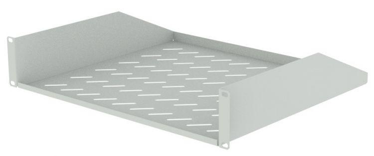 полка консольная перфорир. 19дюйм 2u г=400мм сер. filum fl-rshс-2u-400-gy от BTSprom.by