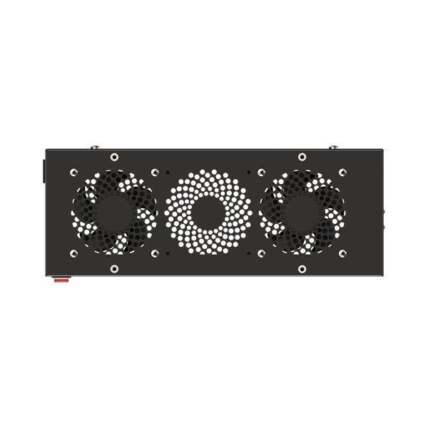  Блок охлаждающий TERACOM PRO 1U 2 вент. с выкл. и электронным термостатом черн. EKF TRP-FN-21T-BK фото в каталоге от BTSprom.by