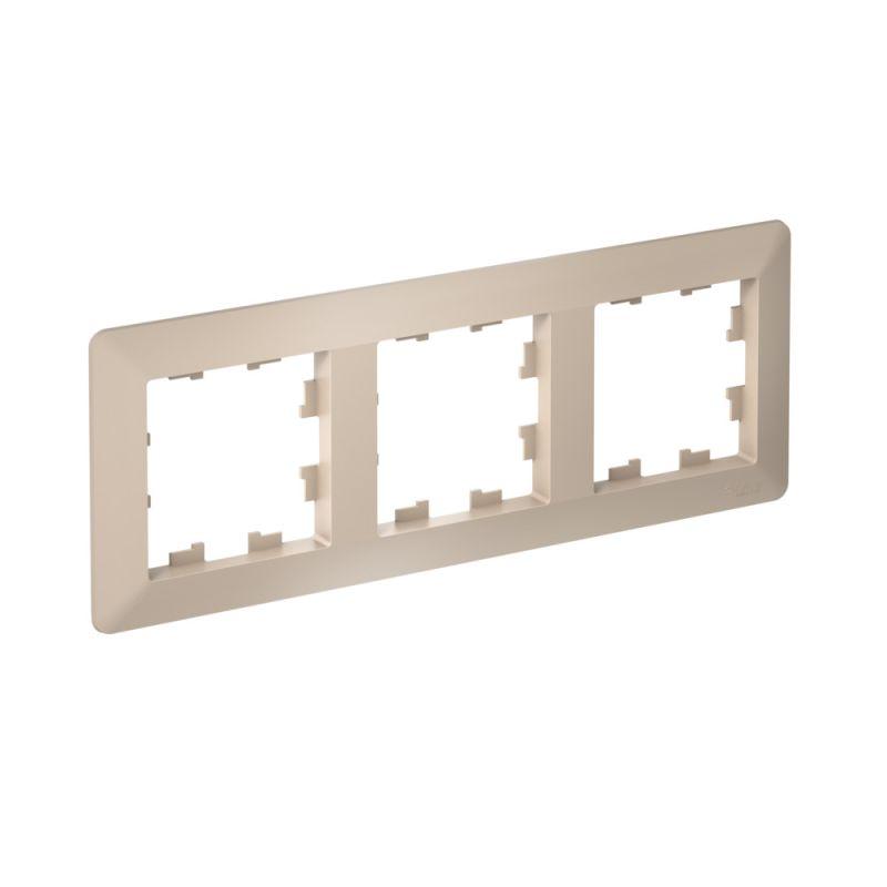 рамка 3-м atlasdesign air песочн./дым. бел. se atn221203 от BTSprom.by