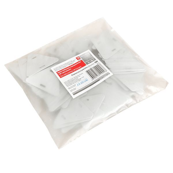 бирка кабельная маркировочная у-136 (треугольник) (уп.100шт) ekf mt-136-t от BTSprom.by