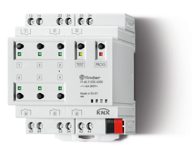 устройство переключения knx выход 6х16 а finder 196k90304300pas от BTSprom.by