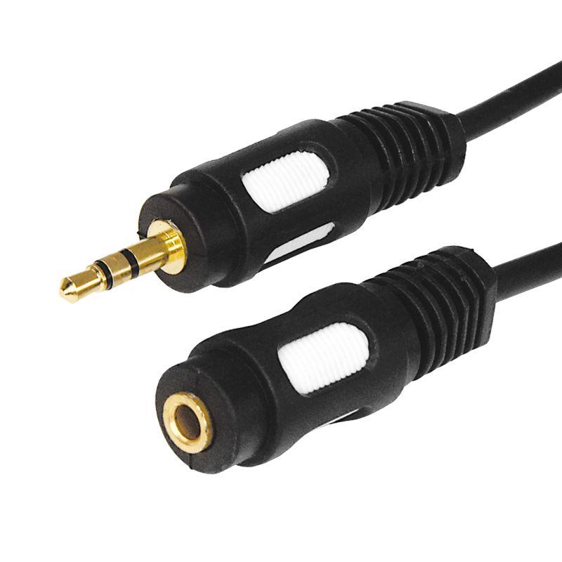 шнур 3.5 stereo plug - 3.5 stereo jack 1.5м (gold) rexant 17-4013 от BTSprom.by