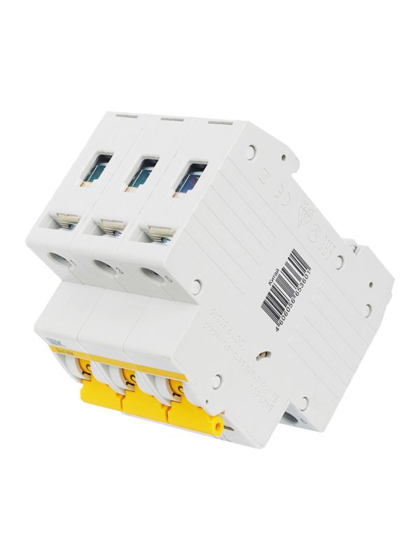  Выключатель автоматический модульный 3п B 25А 6кА ВА47-60M KARAT IEK MVA31-3-025-B фото в каталоге от BTSprom.by