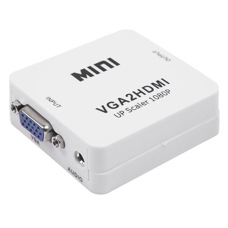 конвертер vga + стерео 3.5мм на hdmi пластик бел. rexant 17-6930 от BTSprom.by