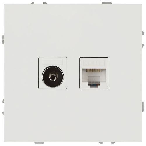 розетка комбинированная сп galaxy rj45 + tv 16а ip20 250в бел. эра б0070776 от BTSprom.by