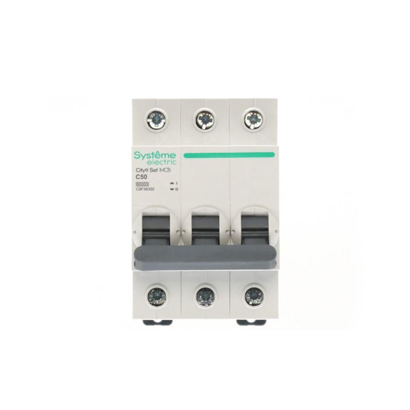  Выключатель автоматический 3п C 50А 6кА 400В City9 Set SE C9F36350 фото в каталоге от BTSprom.by