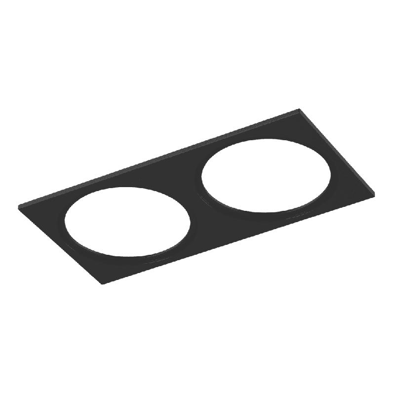 рамка двойная dl-pj-103-b черн. designled 00-00002966 от BTSprom.by