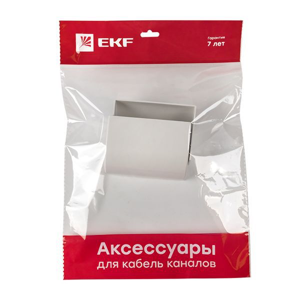  Заглушка 100х40 бел. Plast PROxima (уп.2шт) EKF ecw-100-40x2 фото в каталоге от BTSprom.by