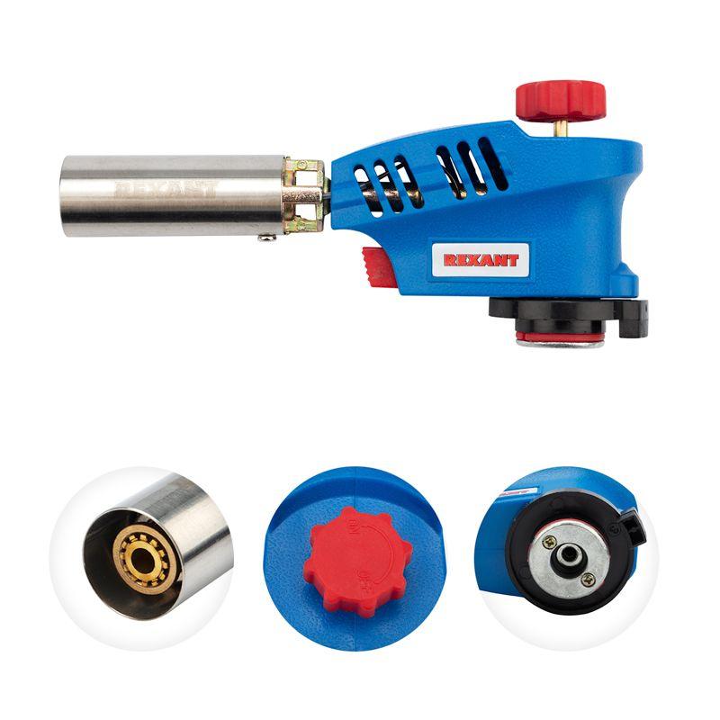  Горелка-насадка газовая GT-20 с пьезоподжигом Rexant 12-0020 фото в каталоге от BTSprom.by