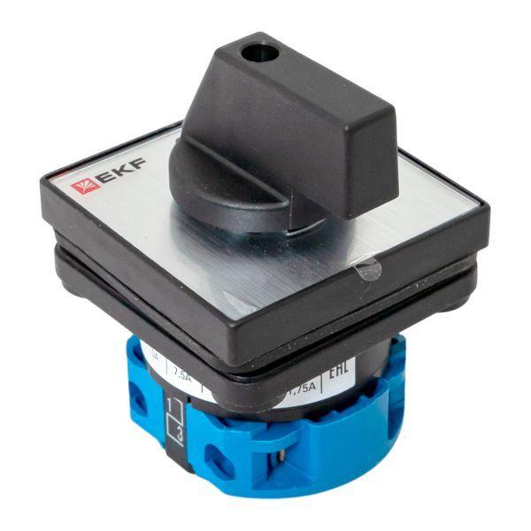  Переключатель кулачковый ПК-1-51 1п 10А "1-2" IP65 EKF pk-1-51-10-65 фото в каталоге от BTSprom.by