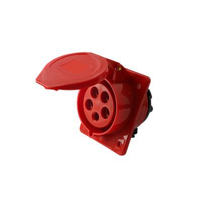 розетка стационарная сп ppc 425 32а 5п 3р+ре+n 380в ip44 pro jazzway 5073036 от BTSprom.by