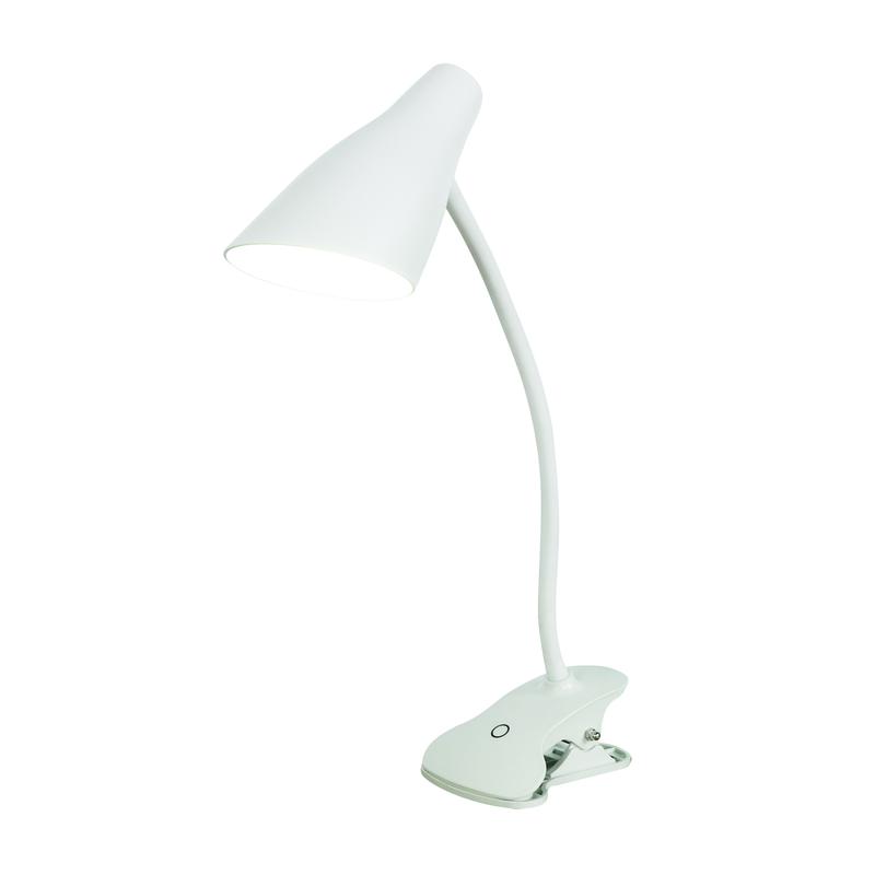 светильник настольный tld-563 white/led/360lm/4500k/dimmer 5вт сенсор. выкл. бел. uniel ul-00004465 от BTSprom.by
