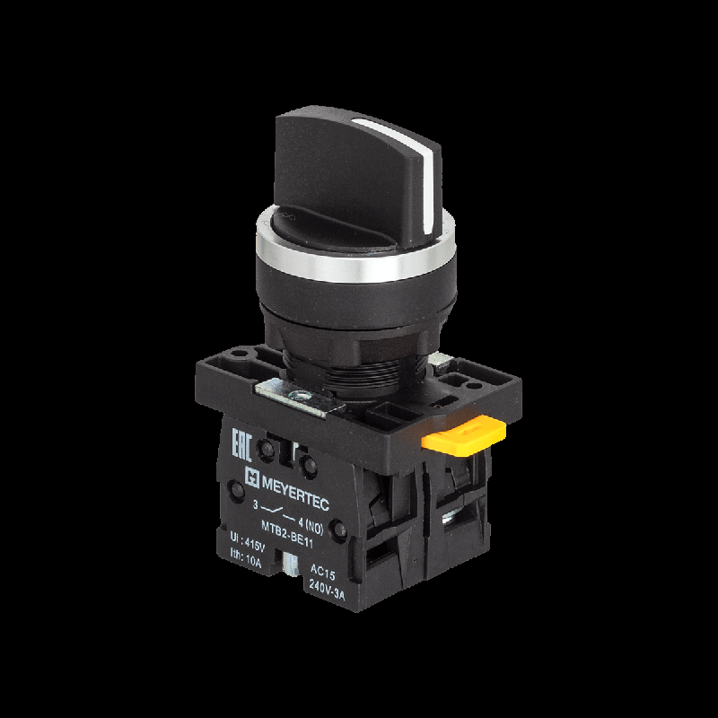 переключатель на 3 положения с возвратом в центре короткая ручка 2no ip54 пластик mtb2-edz135 овен 139427 от BTSprom.by