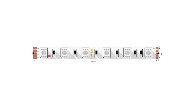 лента светодиодная стандарт 5050 60led/м 14.4вт/м rgb 24в ip20 (уп.5м) swg standard 00-00009271 от BTSprom.by