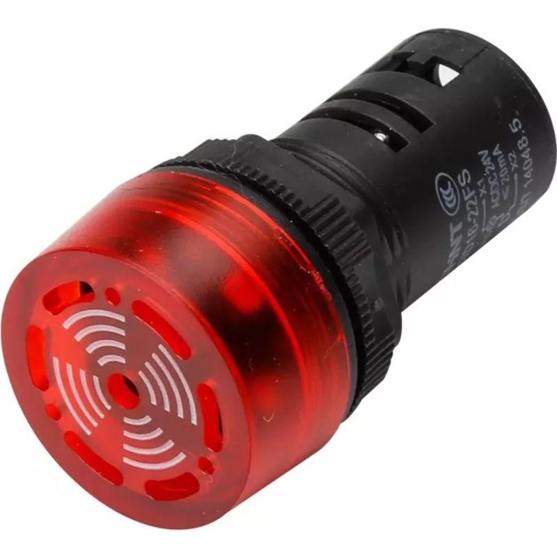 сигнализатор звуковой nd16-22fs d22мм красн. led ac/dc 24в (r) chint 593394 от BTSprom.by