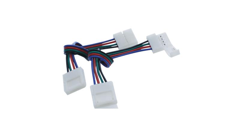 коннектор для ленты rgb двусторон. 4pin-10mm30mm-2 swg standard 00000000181 от BTSprom.by