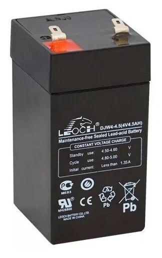 аккумулятор 4в 4.5а.ч leoch djw4-4.5 leoch от BTSprom.by