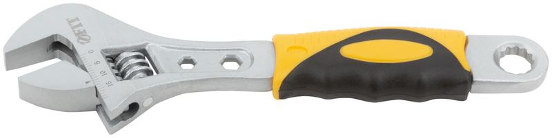  Ключ разводной "Классик" шкала увелич. захват прорезин. ручка 150мм 21мм FIT 70151 фото в каталоге от BTSprom.by