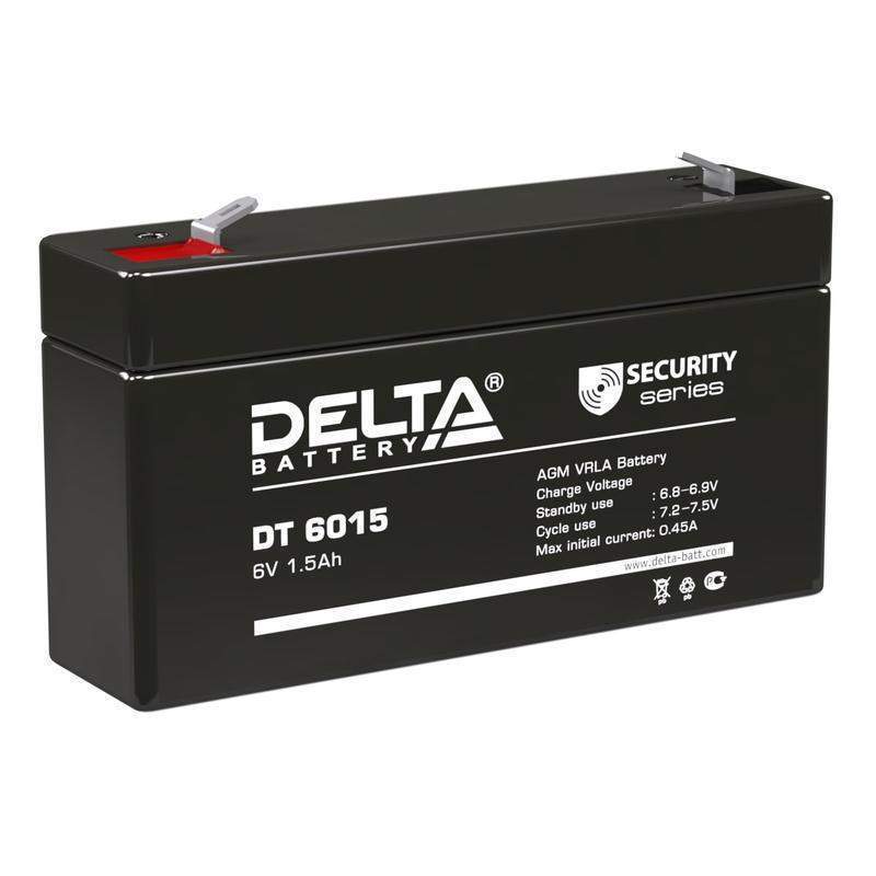 аккумулятор опс 6в 1.5а.ч delta dt 6015 от BTSprom.by