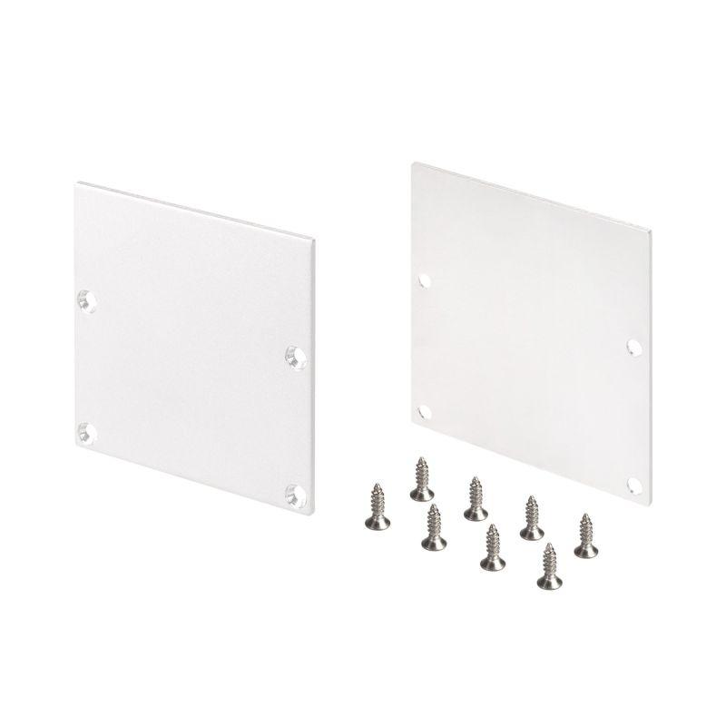 заглушка sl-line-5050-lw white глухая металл arlight 040253 от BTSprom.by