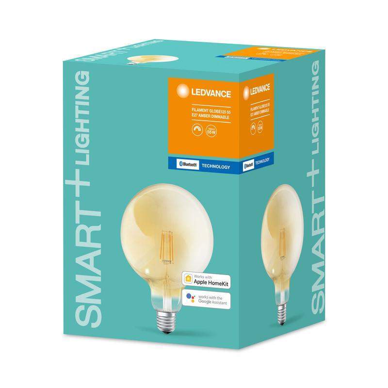 лампа светодиодная smart+ filament globe dimmable 55 6вт/2400к e27 ledvance 4058075208599 от BTSprom.by