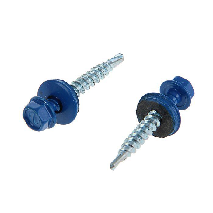 саморез кр 4.8х70 ral 5005 (уп.1000шт) tech-krep/zitar 925549 от BTSprom.by