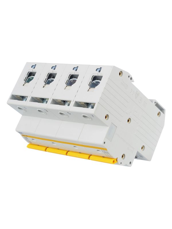  Выключатель автоматический модульный 4п C 80А 15кА ВА47-150 KARAT IEK MVA50-4-080-C фото в каталоге от BTSprom.by