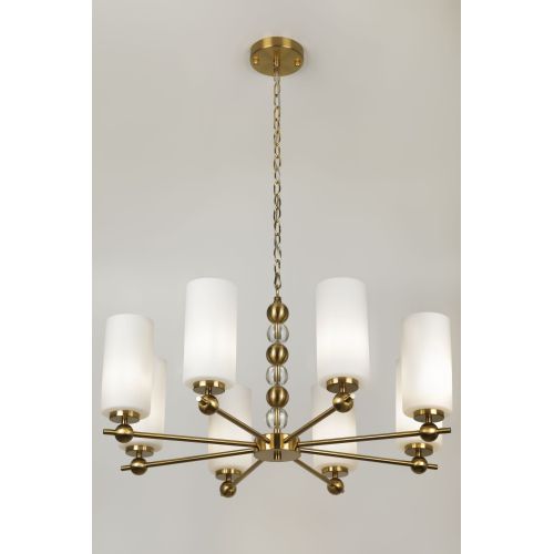  Люстра Antonella 3181-310 40Вт 8хE27 модерн Rivoli Б0068071 фото в каталоге от BTSprom.by