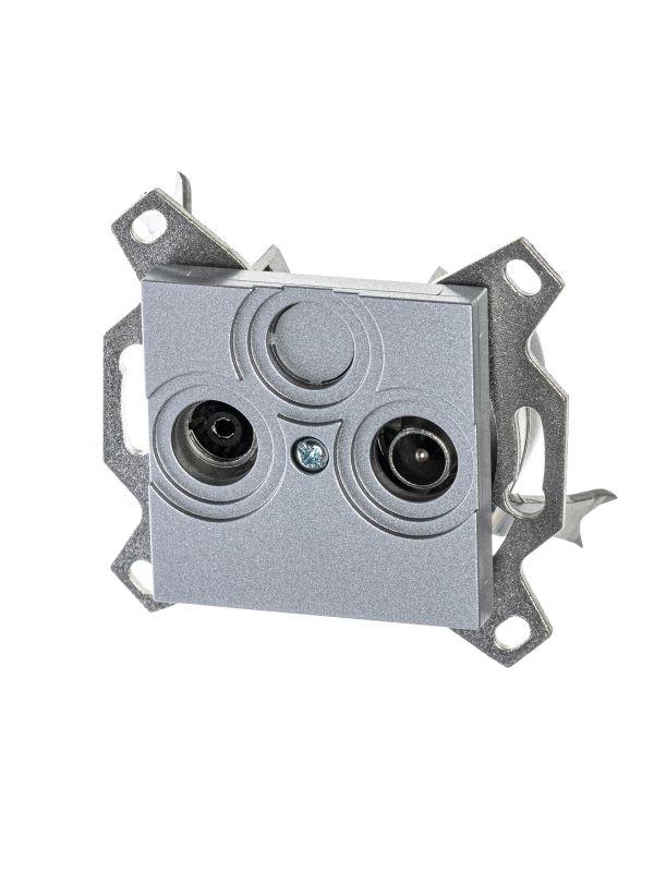 розетка телевизионная оконечная tv/r levit серебр. abb 2chh083503a6070 от BTSprom.by