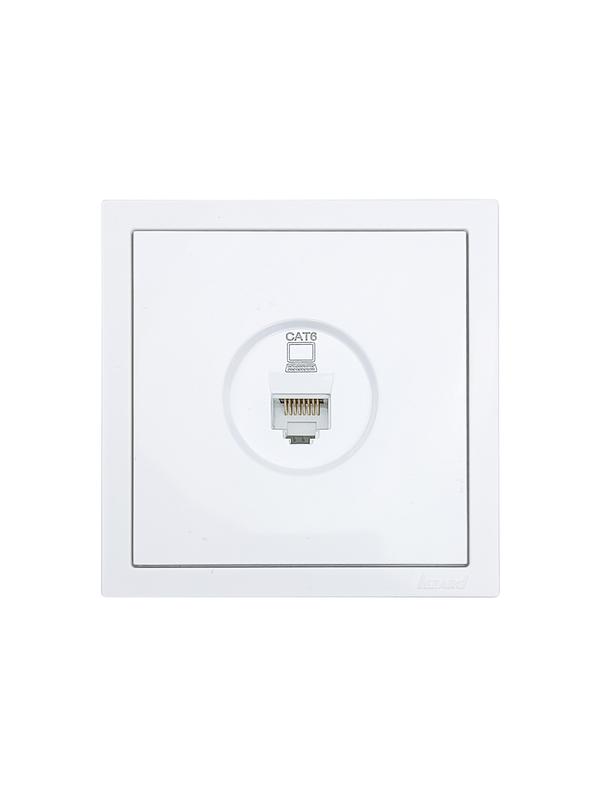 розетка компьютерная 1-мест. сп zima бел. lezard 704-0288-140 от BTSprom.by