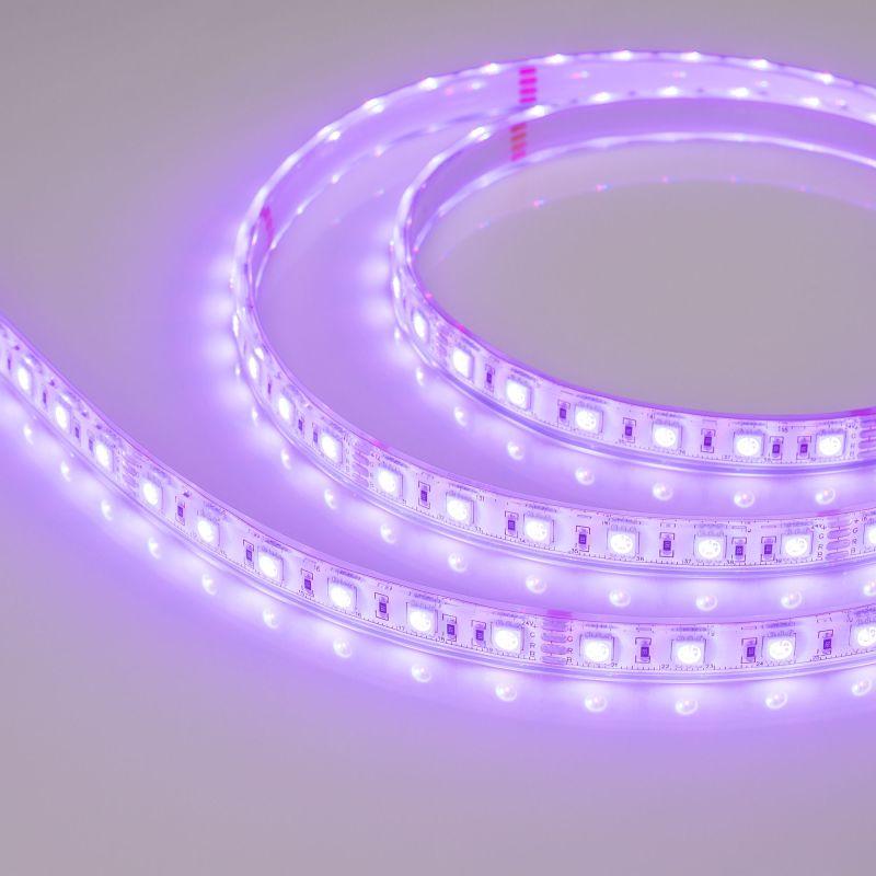 лента светодиодная rtw-pu-b60-12.5mm 24v rgb 5060 14.4вт/м ip68 герметичная (уп.5м) arlight 029515(2) от BTSprom.by