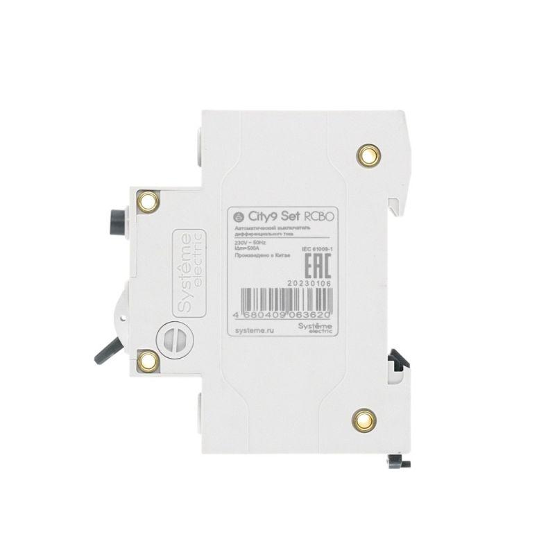  Выключатель автоматический дифференциального тока 2п (1P+N) C 20А 30мА тип AC 4.5кА City9 Set 230В SE C9D34620 фото в каталоге от BTSprom.by