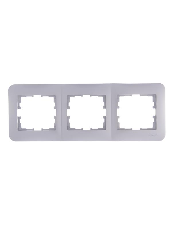 рамка 3-м karina life горизонт. матов. серебр. lezard 708-4300-148 от BTSprom.by