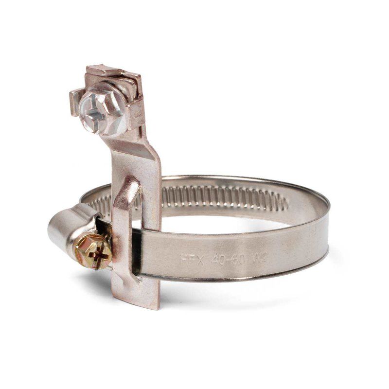 хомут заземления ухз (inox) (80-100)/w2 (уп.10шт) fortisflex 83247 от BTSprom.by