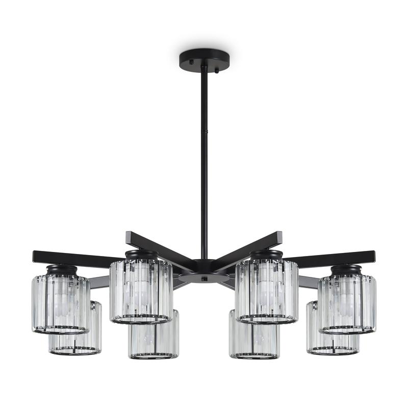  Люстра Ferrera 320Вт E27х8 IP20 Freya FR5474PL-08B фото в каталоге от BTSprom.by