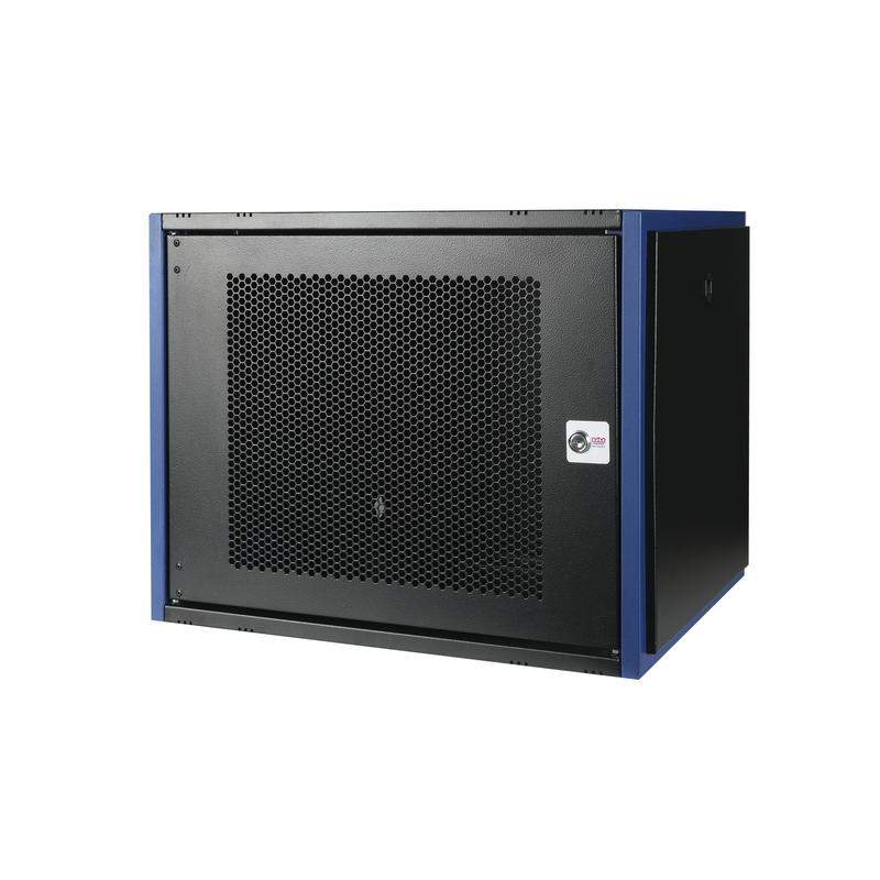 шкаф настенный 19дюйм 9u 600х450 дверь перфорир. черн. datarex dr-620111 от BTSprom.by
