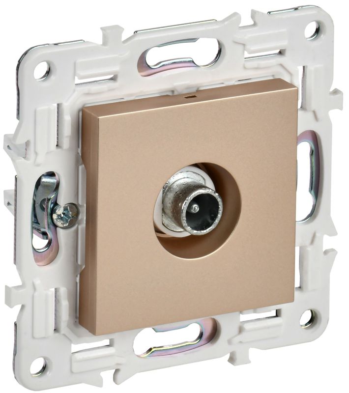 розетка телевизионная проходная tv skandy sk-a17sa песочн. iek sk-a10-p-k98 от BTSprom.by