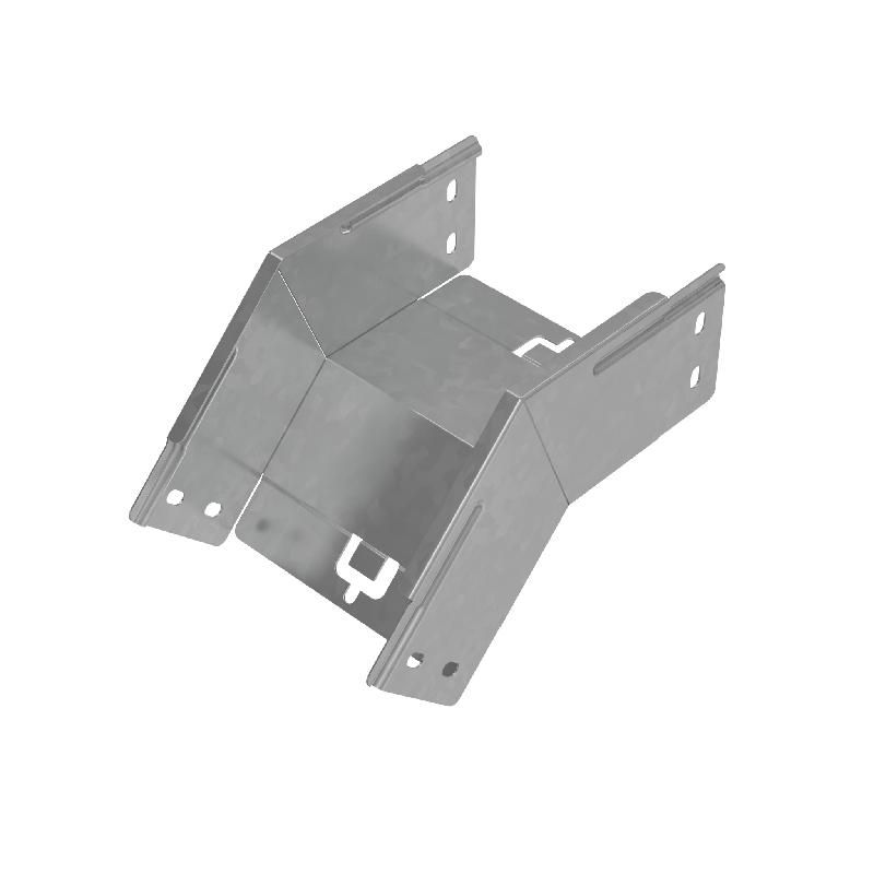 Угол для лотка вертикальный внешний 45град. 150х80 "ПЛЮС" VLplus45-80-150 INOX304 КМ PL5665 от BTSprom.by