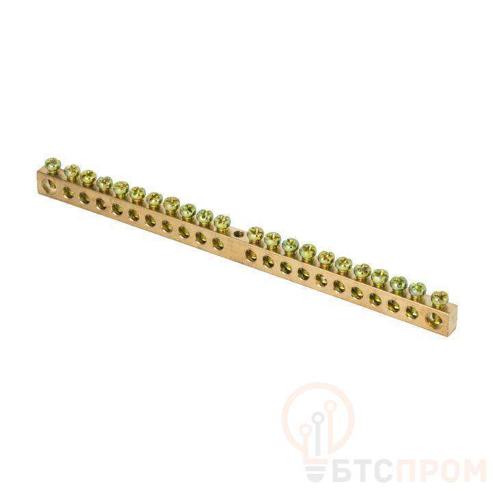 Шина PEN "ноль-земля" 6х9 22 отвер. латунь крепеж по центру PROxima EKF sn0-63-22 фото в каталоге от BTSprom.by  Шина PEN "ноль-земля" 6х9 22 отвер. латунь крепеж по центру PROxima EKF sn0-63-22 фото в каталоге от BTSprom.by