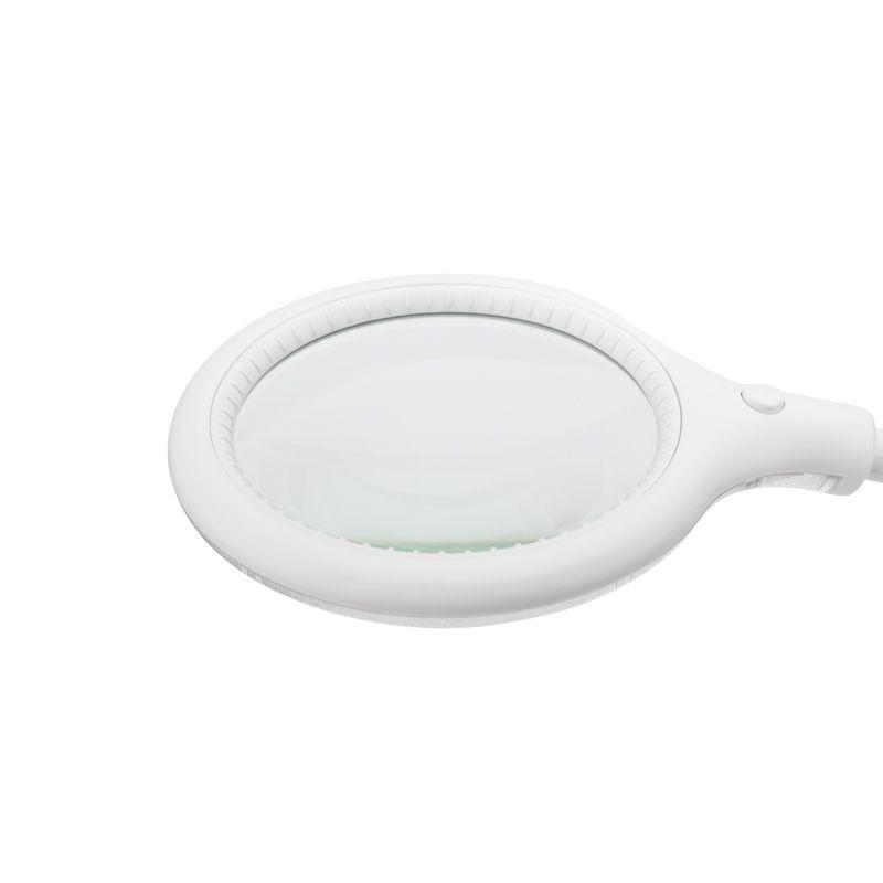  Лупа настольная малая 3Х с подсветкой 30 LED (подставка + прищепка) бел. REXANT 31-0247 фото в каталоге от BTSprom.by