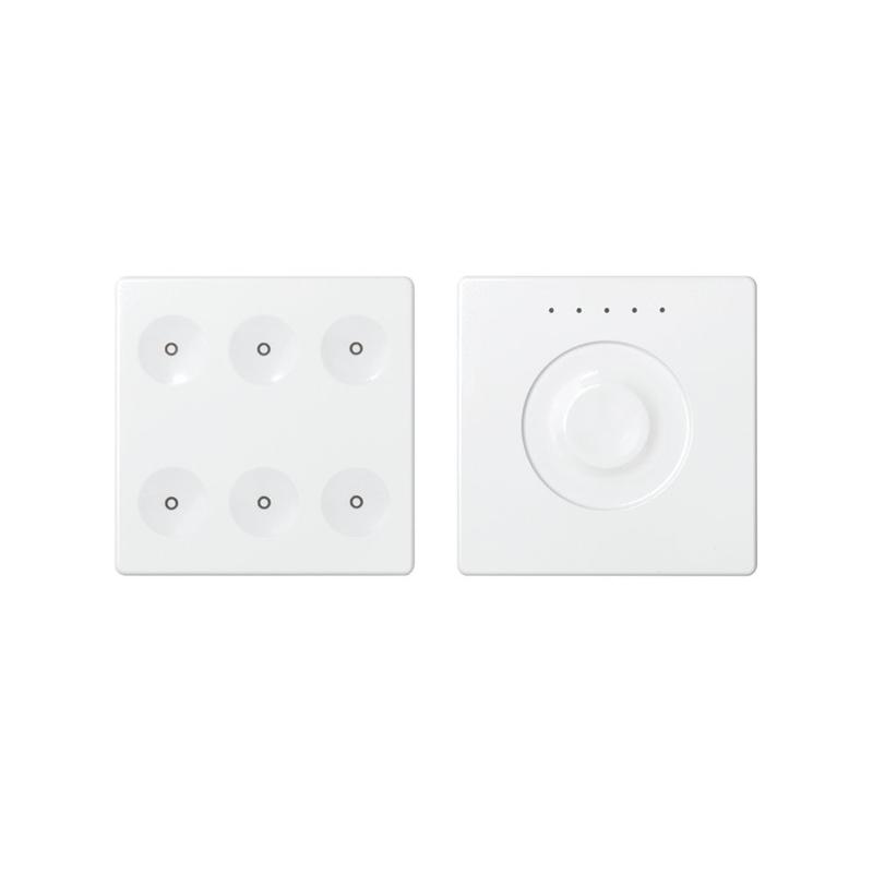 комплект выключателя 6-кл. сенсорн. + регулятор knx; rj12 бел. simon82 sense 8400671-030 от BTSprom.by
