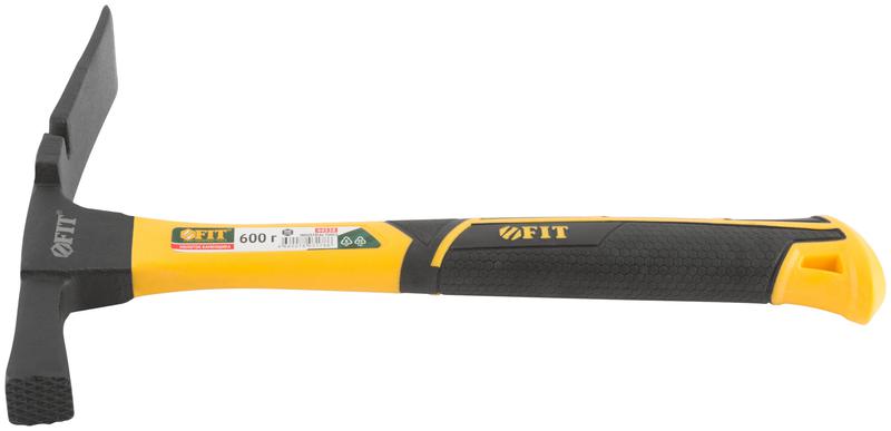  Молоток каменщика Профи 600г фибергласовая усилен. ручка FIT 44538 фото в каталоге от BTSprom.by