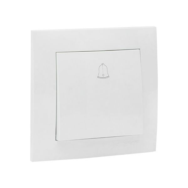  Кнопка звонка 1-кл. СП Валенсия 10А IP20 бел. PROxima EKF EWV10-026-10 фото в каталоге от BTSprom.by