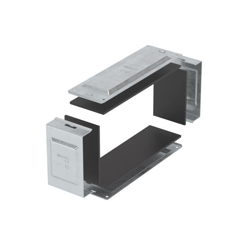 комплект для обеспечения степени защиты ip44 в местах соединения секций лотков 600х50 цинк-ламель dkc sip00560hdzl от BTSprom.by