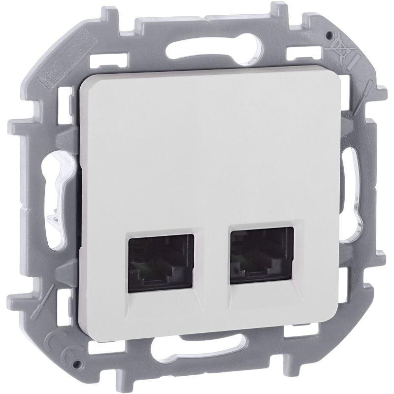 розетка компьютерная 2-м inspiria rj45 кат.6 utp механизм бел. iek 673840 от BTSprom.by