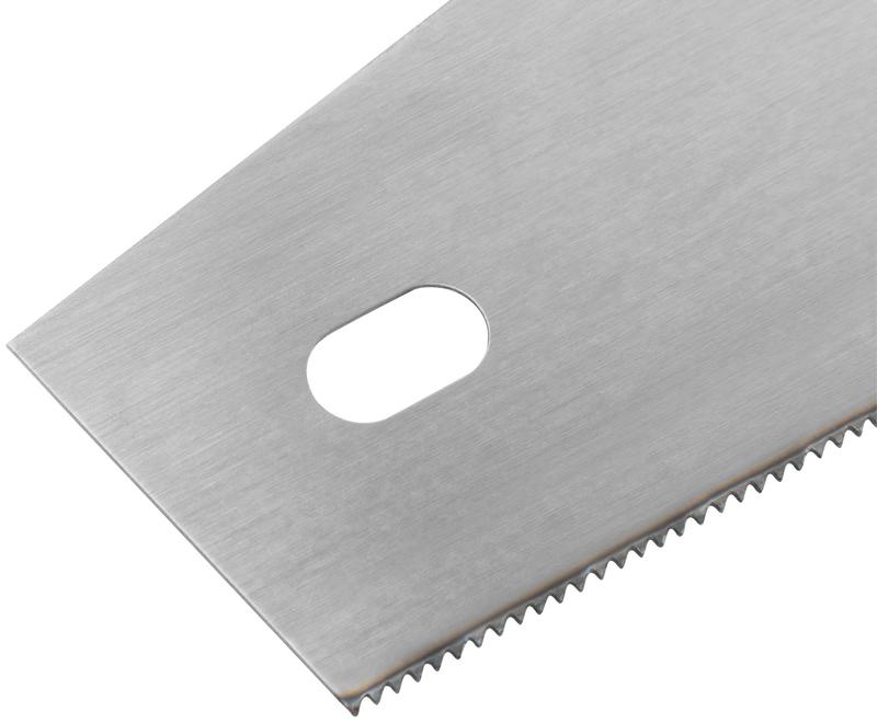  Ножовка по ламинату мелкий каленый зуб 12 ТPI (шаг 2мм) заточка пласт.прорезиненная ручка 400мм FIT 40479 фото в каталоге от BTSprom.by