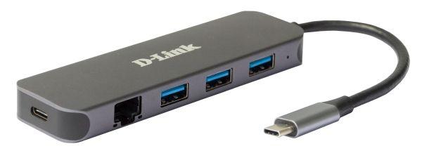 док-станция dub-2334/a1a с разъемом usb type-c 3 портами usb 3.0 1 портом usb type-c/pd 3.0 и 1 портом gigabit ethernet d-link 1861476 от BTSprom.by